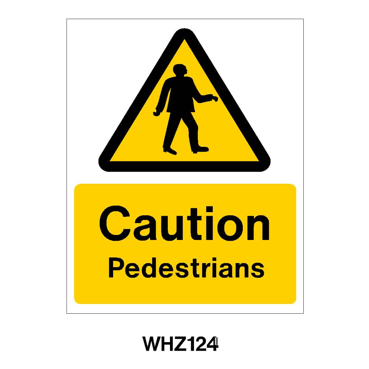 Hazard Caution Pedestrians Lexique Signs Signage Solutions hazard-caution-pedestrians-lexique-signs-signage-solutions