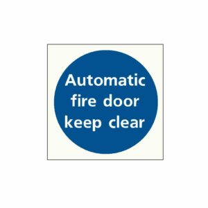 Automatic Fire Door Keep Clear
