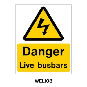Danger Live Busbars
